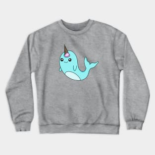 Narwhal Ice Cream Whale Unicorn Crewneck Sweatshirt